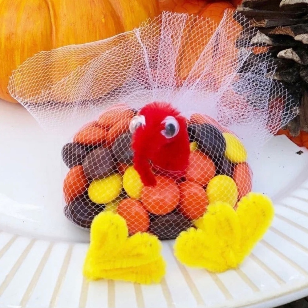 Thanksgiving Turkey Candy Treat Kit DIY Family Children Activity